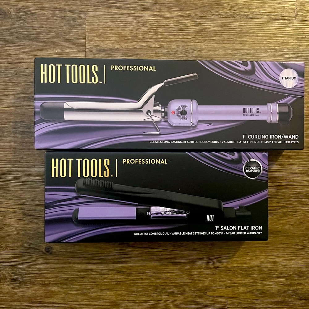 Hot Tools Flat Iron and Curling Iron